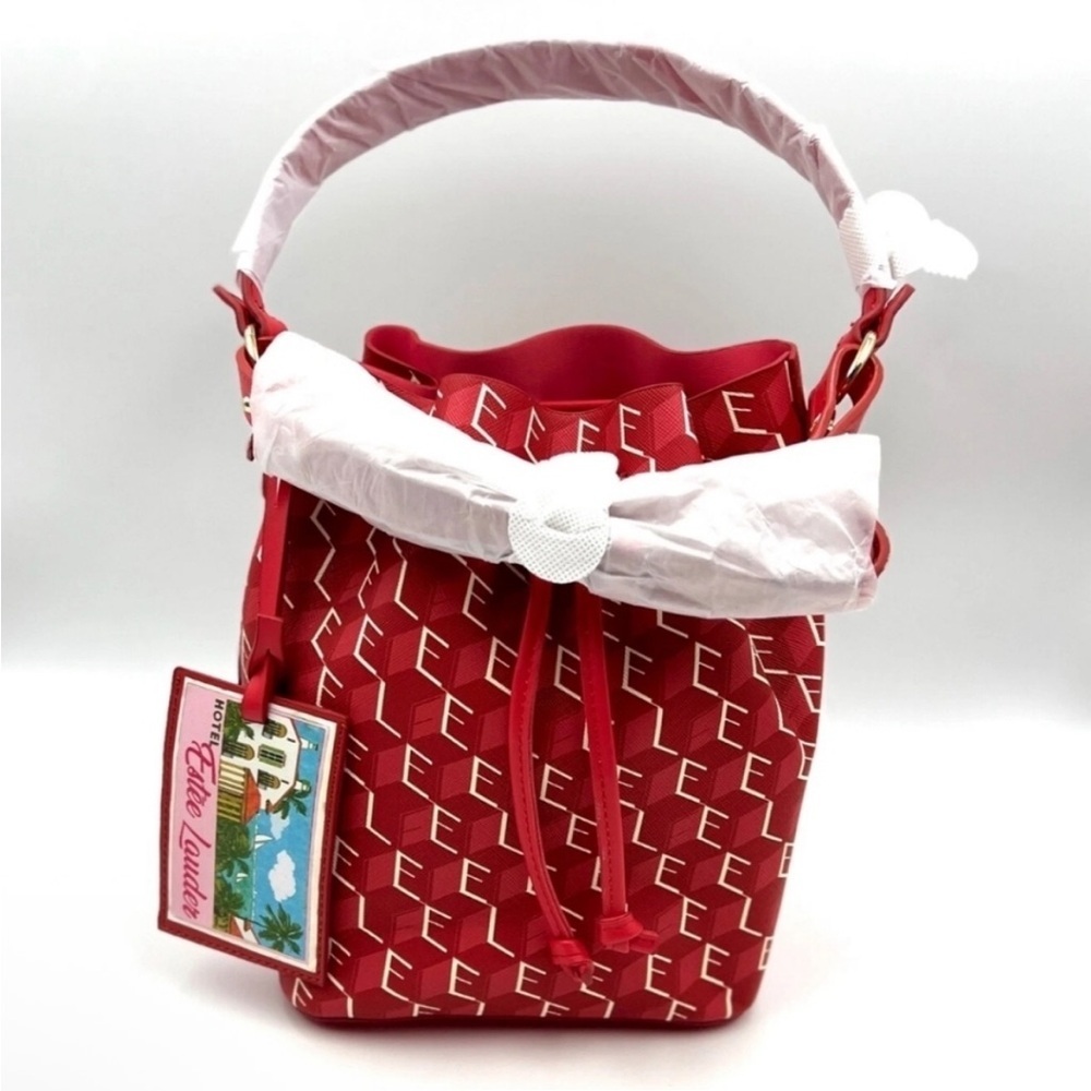 Estee Lauder Red Crossbody Bag